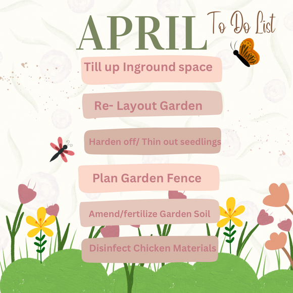 APRIL 2024 TO-DO LIST