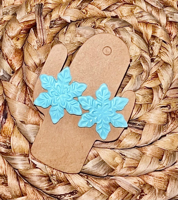 Baby Blue Snowflakes